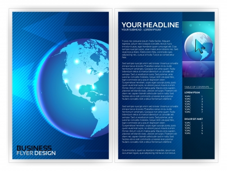 Business Flyer Template -  Designのイラスト素材
