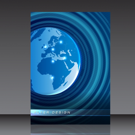 Business Flyer Template - EPS10 Vector Designのイラスト素材
