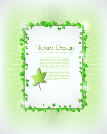 Green Leaves Design - Seasonal Backgroundのイラスト素材