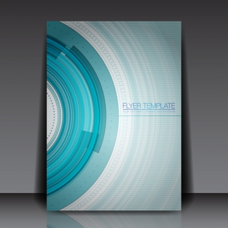 Technology Flyer Design Backgroundのイラスト素材