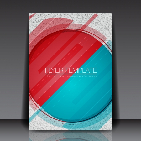 Abstract Circle Flyer Designのイラスト素材