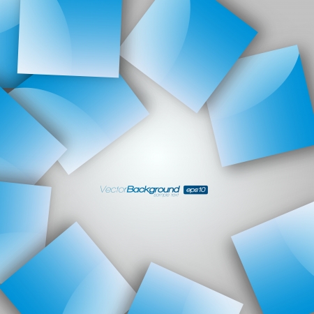 Blue Squares blank background Design Conceptのイラスト素材