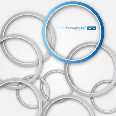 Abstract 3D Circle Designのイラスト素材