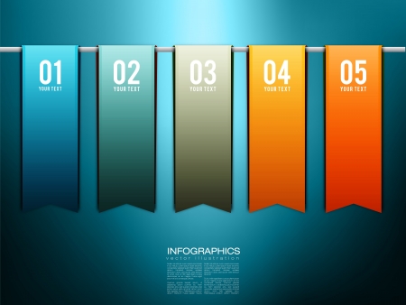 Modern Design Layout   Infographic Elements   EPS10 Vector Templateのイラスト素材