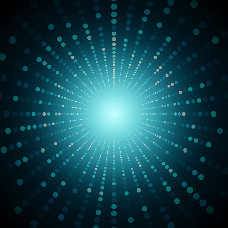 3D Perspective Abstract Futuristic Circles Vector Background   のイラスト素材