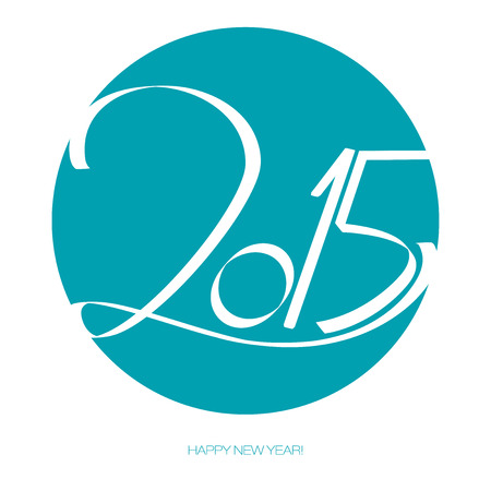 Happy New Year 2015 Greeting Card のイラスト素材