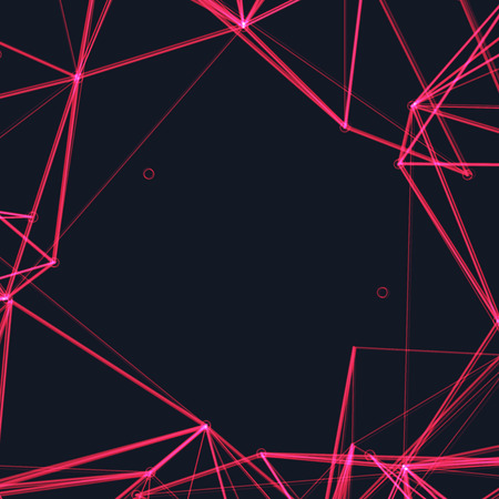 Abstract Pink Laser Light | Vector Backgroundのイラスト素材