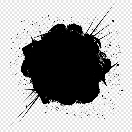 Explosion on Transparent Background Vector Isolated | EPS10 Design Illustrationのイラスト素材