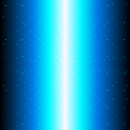 White on Blue Spheres 3D Abstract Background - Futuristic Illustrationのイラスト素材