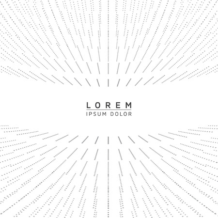 Gray Abstract 3D Spheres on White Background - Vector Illustration Futuristicのイラスト素材