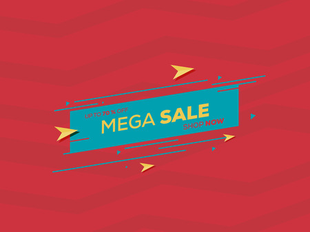Sale banner template design for big sale special offer design. End of season special offer banner vector illustrationのイラスト素材