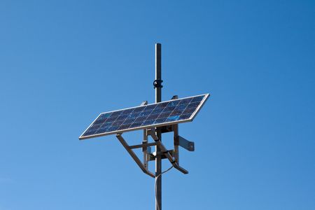 A photocell device for green powerの写真素材