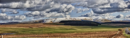 Blackhope Scar, Moorfoot Hills, Scottish Bordersの写真素材