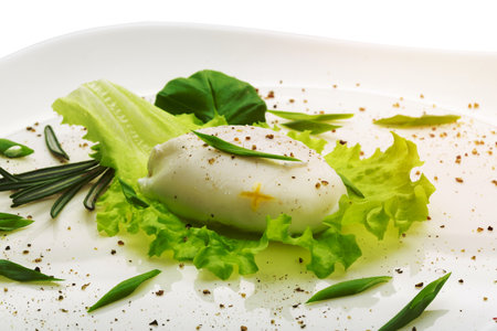 poached eggの写真素材