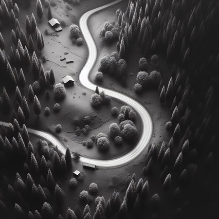 Minimalist photorealistic roadの素材