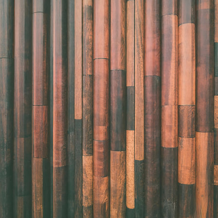 Top view of modern wood texture use as natural background with copy spaceの素材