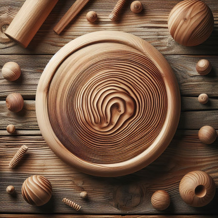 Wood grain texture for background useの素材