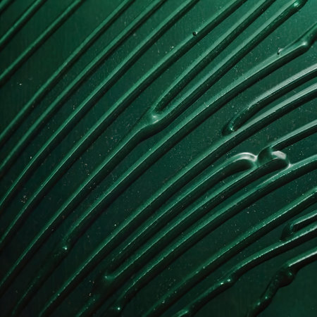 Texture of scratches on old dark green plastic, abstract backgroundの素材