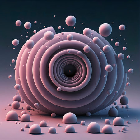 3D rendering of simple purple abstract backgroundの素材