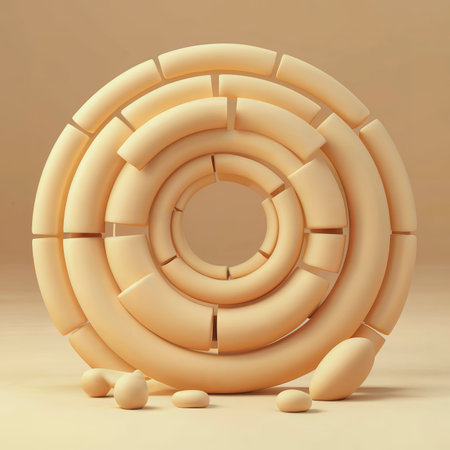 3D rendering of simple yellow abstract backgroundの素材