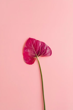 minimal background tropical plant compositionの素材