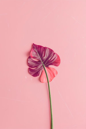 minimal background tropical plant compositionの素材