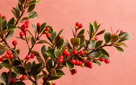 Minimalist arrangement of natural plantの素材