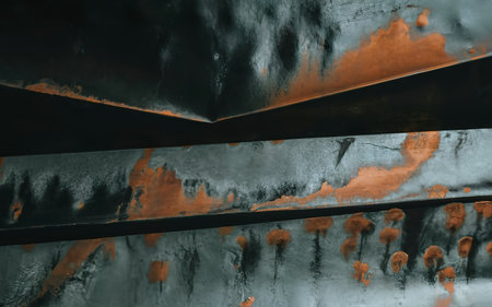 Rough metallic surface texture backgroundの素材
