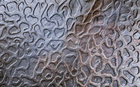Rough metallic surface texture backgroundの素材
