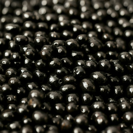 Texture of black caviarの素材