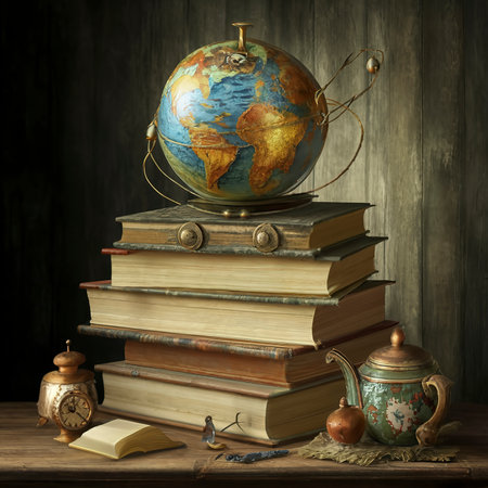 The books imagination still lifeの素材