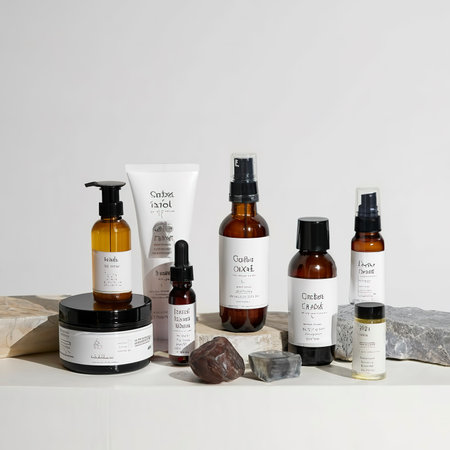 The minimal beauty products assortmentの素材