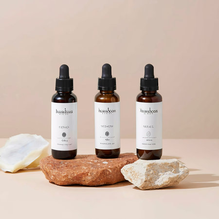 The minimal beauty products assortmentの素材