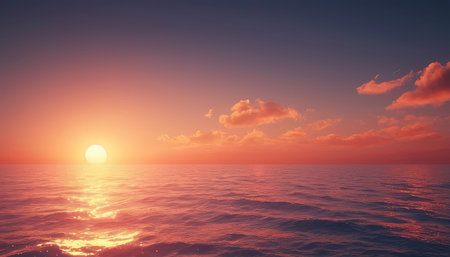 Heart sunset wallpaper, ocean designの素材