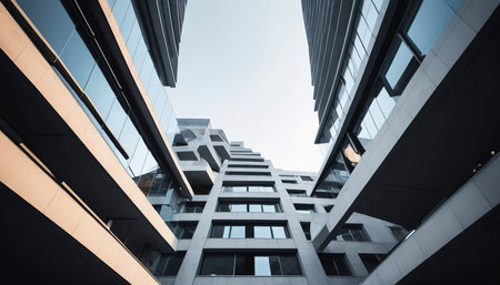 Abstract building architectureの素材