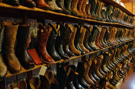 Cowboy boots collectionの写真素材