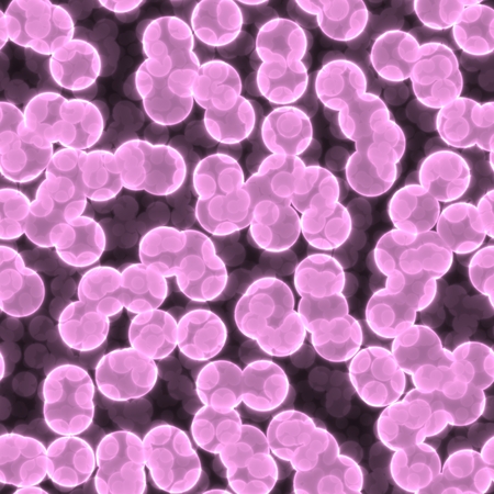 Abstract bacteria cells seamless generated texture or backgroundの写真素材