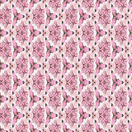 Floral Kaleidoscopic mosaic seamless texture or background