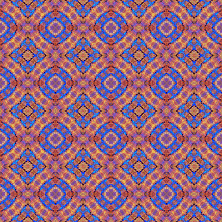 Floral Kaleidoscopic mosaic seamless texture or background