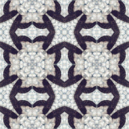 Kaleidoscope mosaic wool seamless texture or background