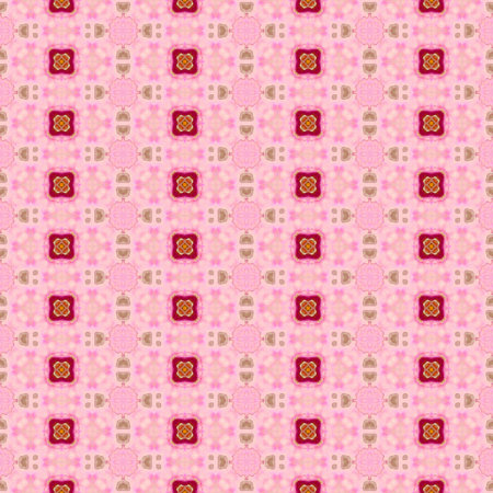 Floral Kaleidoscopic mosaic seamless texture or background