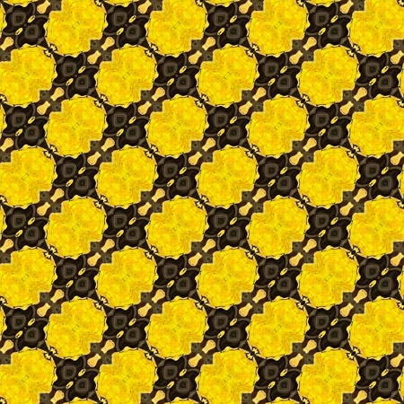 Floral Kaleidoscopic mosaic seamless texture or backgroundの写真素材