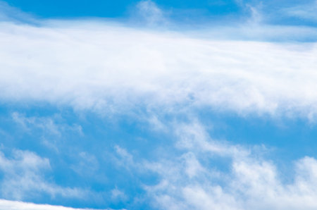 Real natural clouds with blue sky