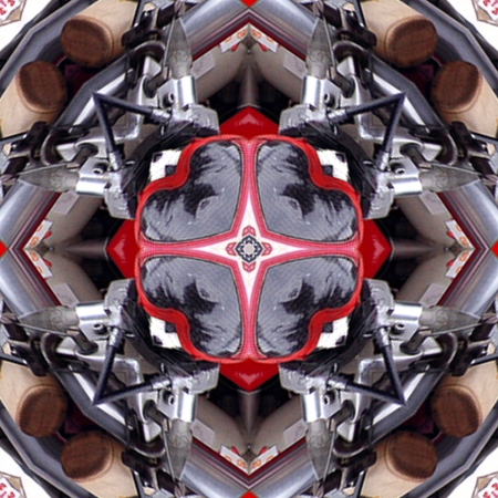 Kaleidoscopic wallpaper tiles. Background or texture(You can find more templates and textures in my portfolio)の写真素材