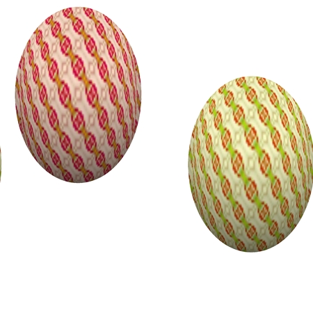 Seamless easter pattern with eggs on  white backgroundの写真素材