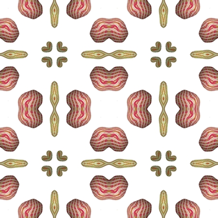 Kaleidoscopic wallpaper tiles. Seamless textureの写真素材