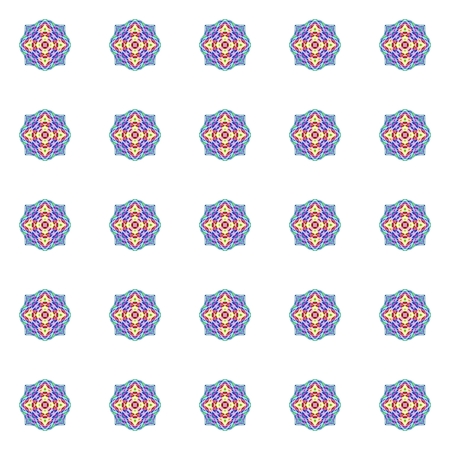 Kaleidoscopic wallpaper tiles. Seamless textureの写真素材