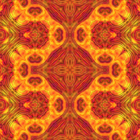Kaleidoscopic wallpaper tiles. Seamless texture
