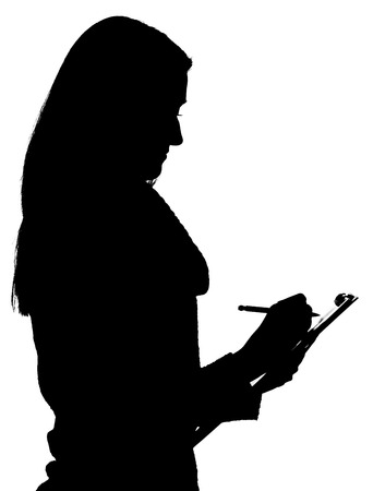  Silhouette of  professional businesswoman  の写真素材