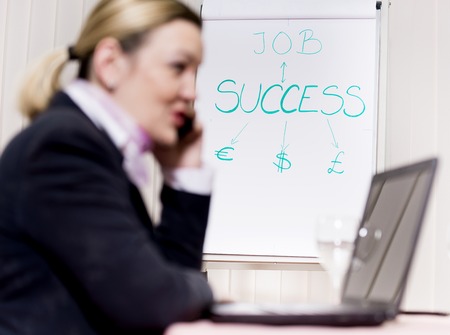 professional businesswoman   in officeの写真素材